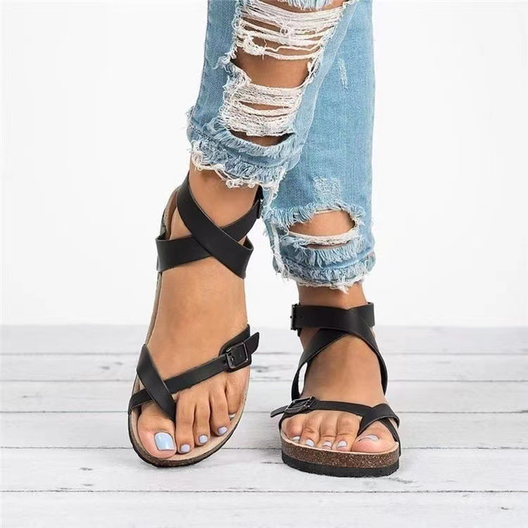 Cora | Damen Orthopädische Kork Sandalen