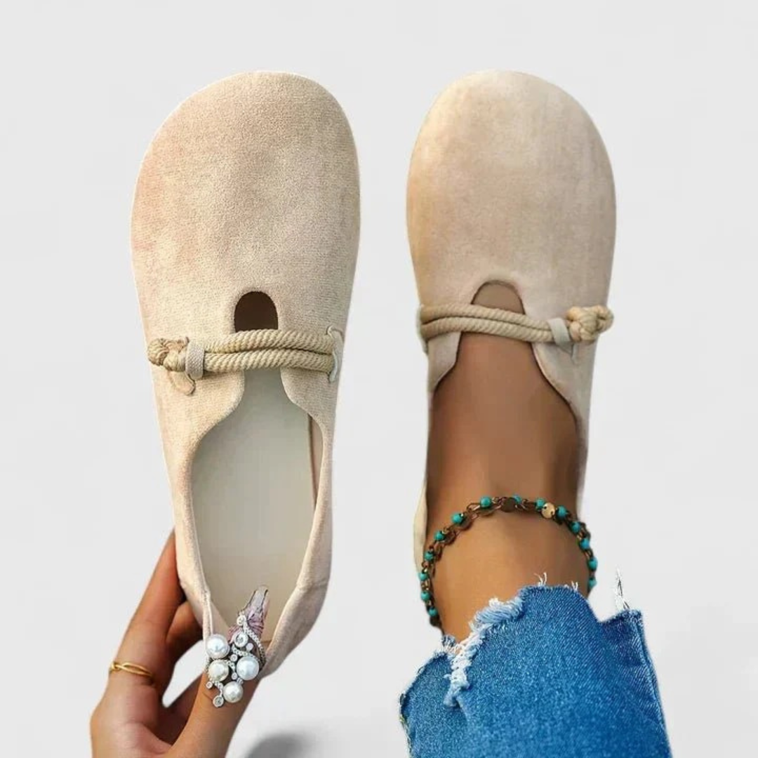 Cordula | Damen Bequeme Slip-On sandalen