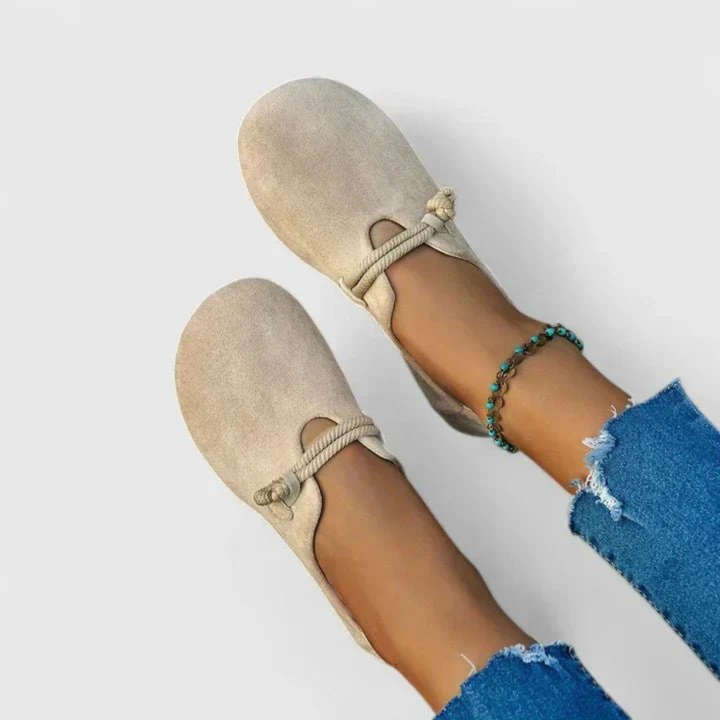 Cordula | Damen Bequeme Slip-On sandalen