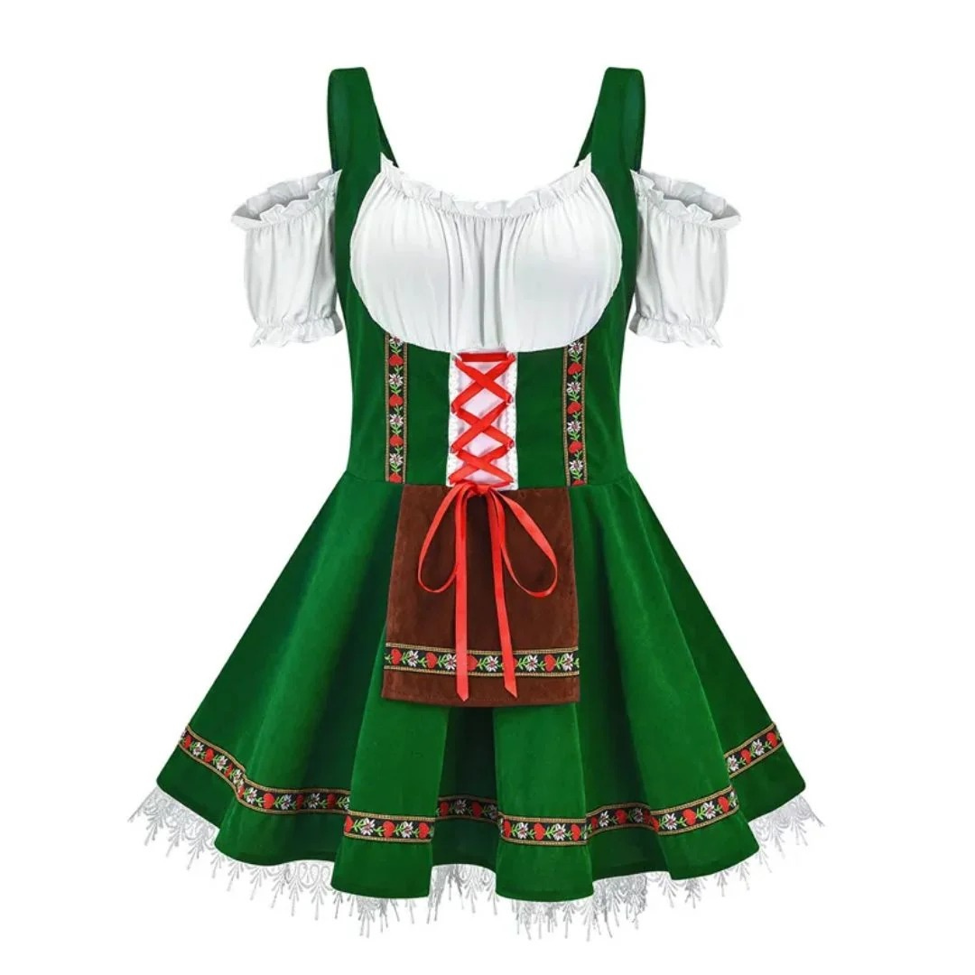 Corinna | Damen Dirndl Trachtenkleid mit Blumen