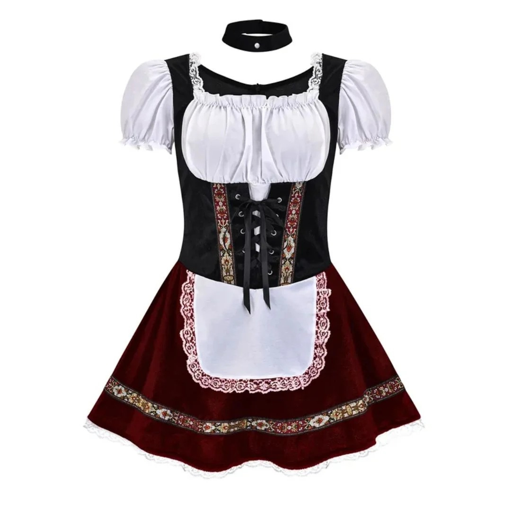 Corinna | Damen Dirndl Trachtenkleid mit Blumen