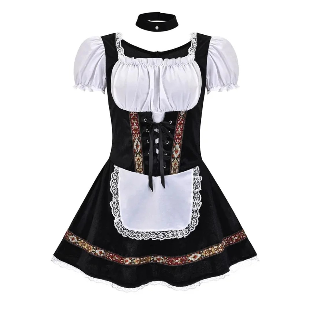 Corinna | Damen Dirndl Trachtenkleid mit Blumen