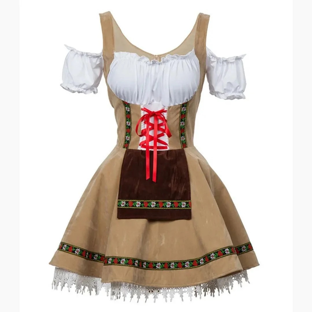 Corinna | Damen Dirndl Trachtenkleid mit Blumen