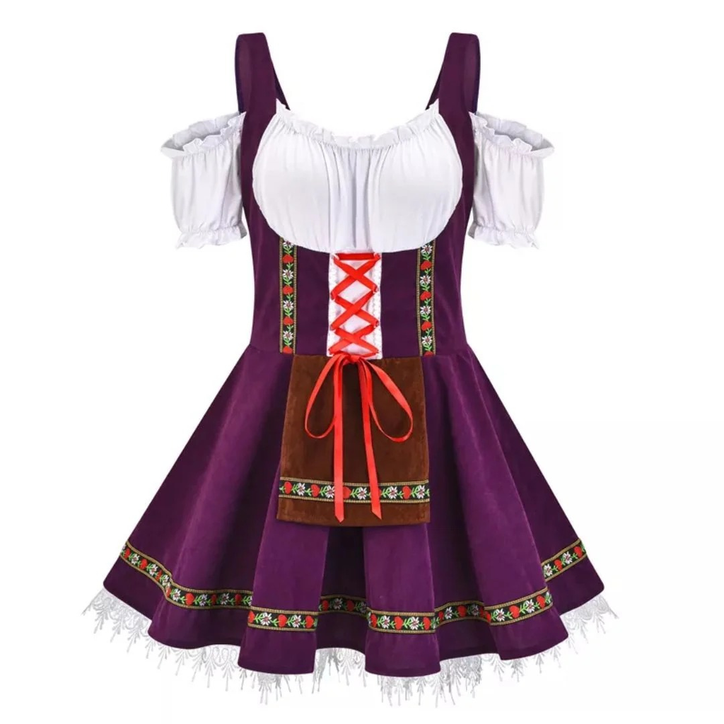 Corinna | Damen Dirndl Trachtenkleid mit Blumen