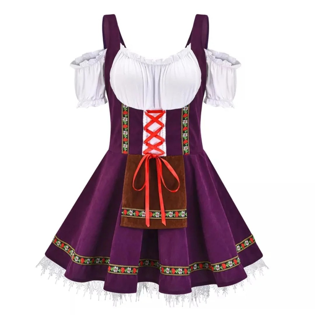Corinna | Damen Dirndl Trachtenkleid mit Blumen