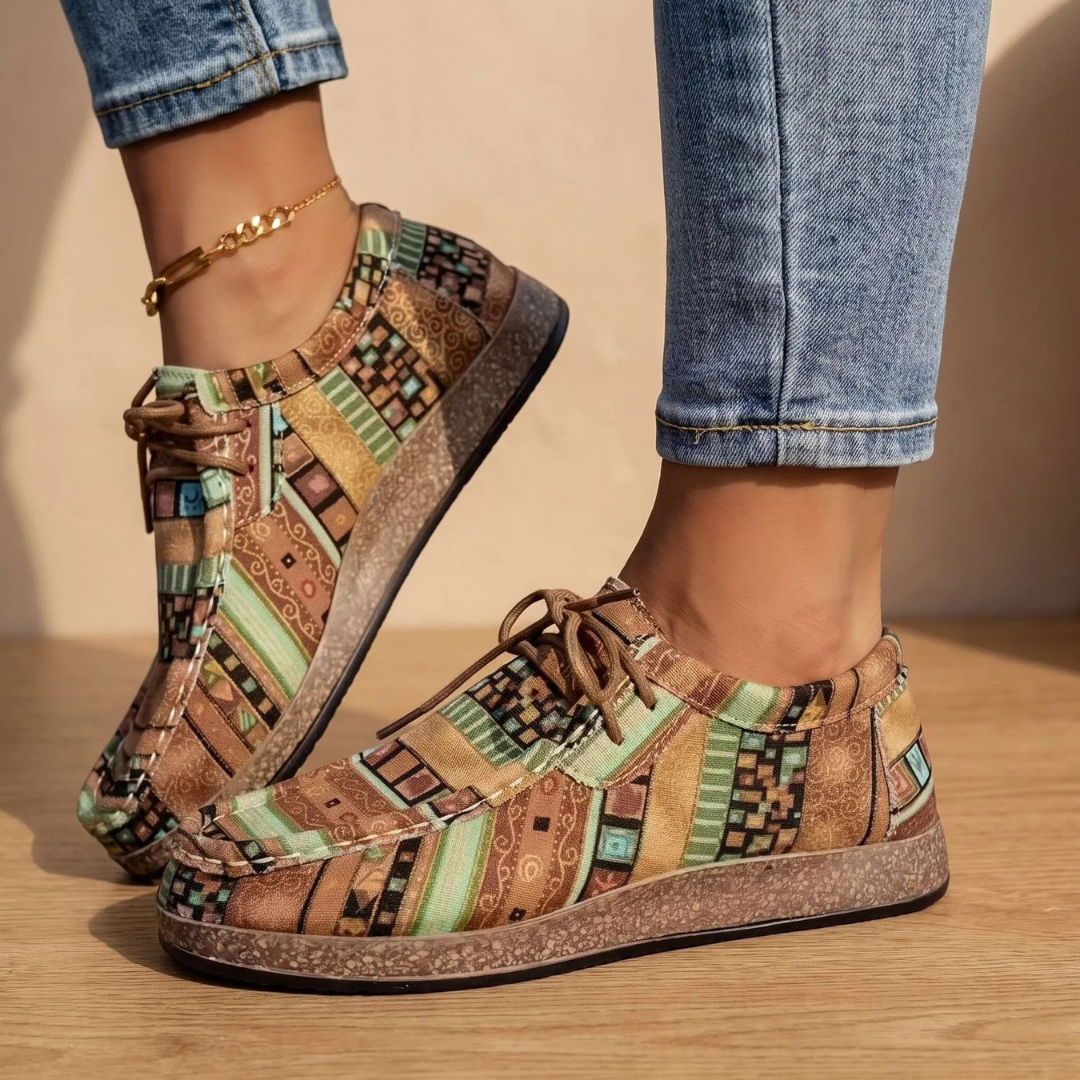 Corinna | Damen Orthopädische Schuhe im Boho Stil
