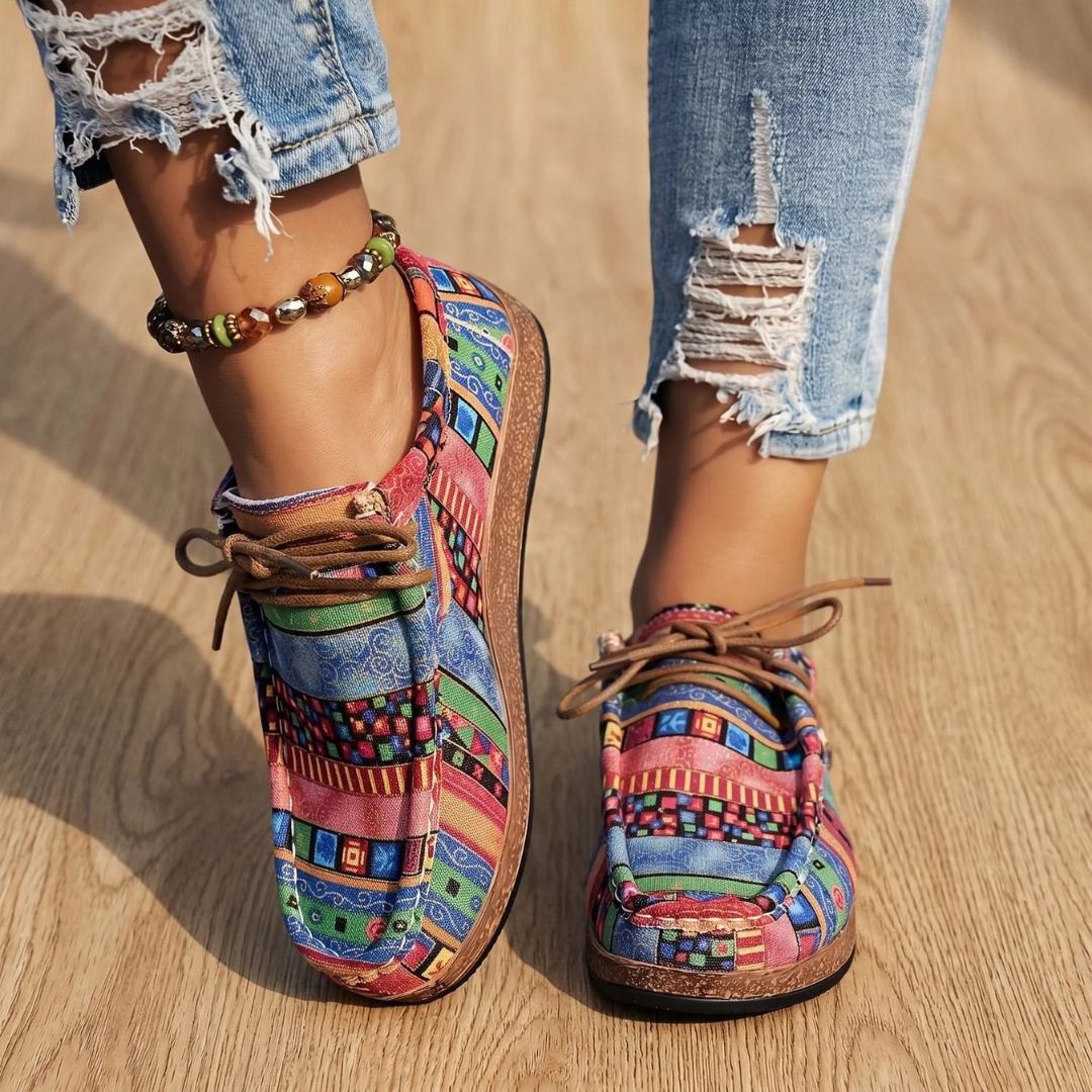 Corinna | Damen Orthopädische Schuhe im Boho Stil