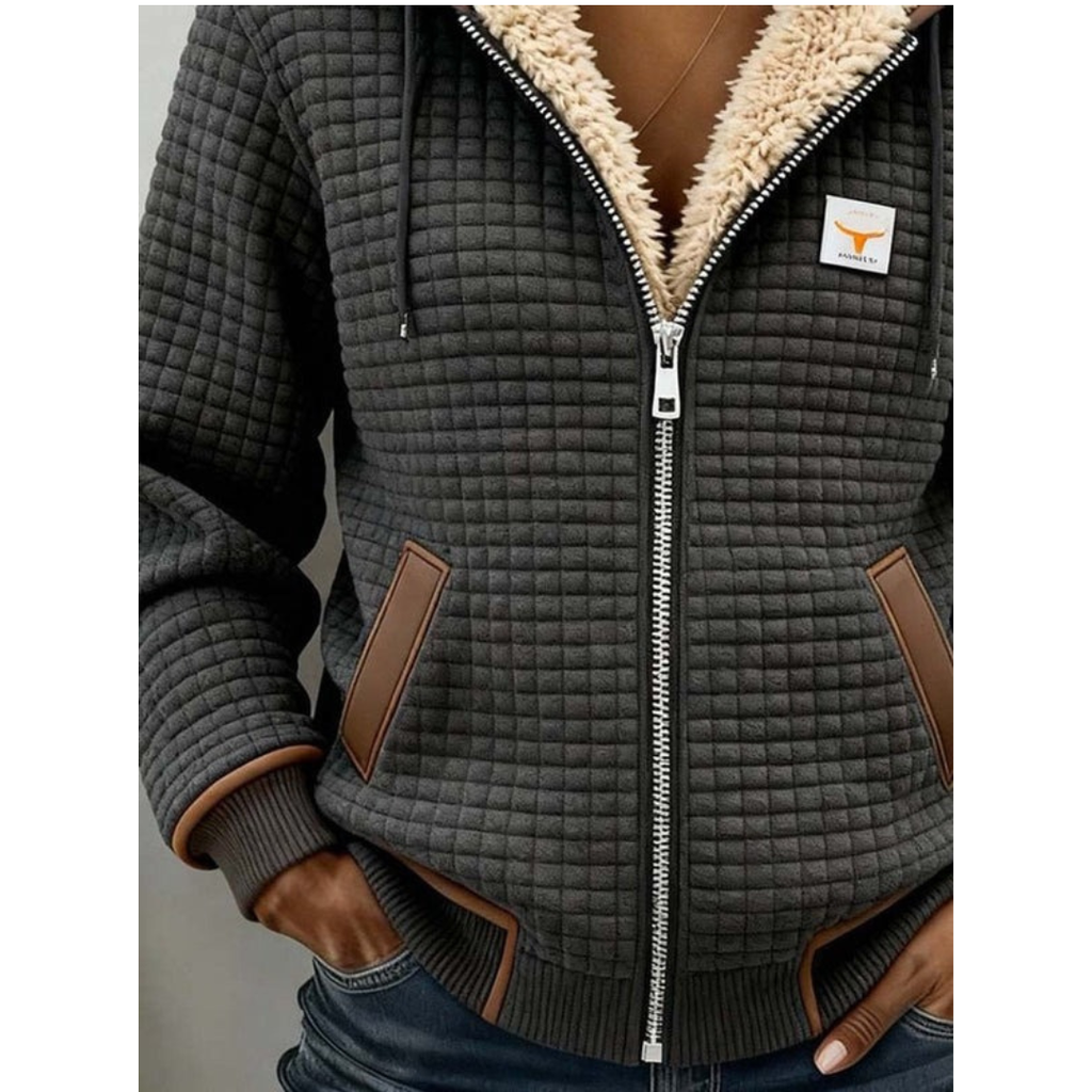 Cosima | Damen Winterjacke mit Kapuze im Freizeit Design
