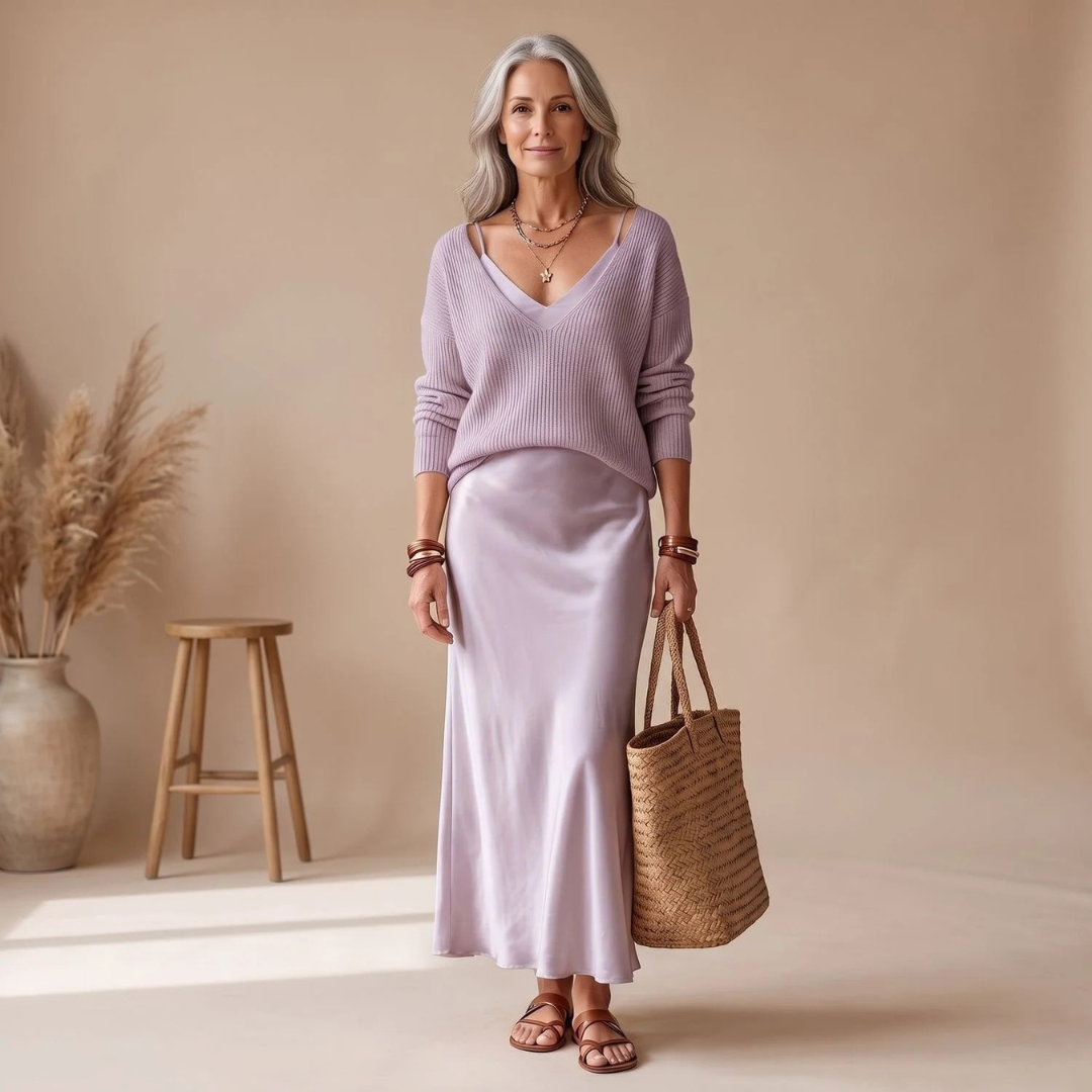 Dagmar | Damen Abendkleid mit Langarm