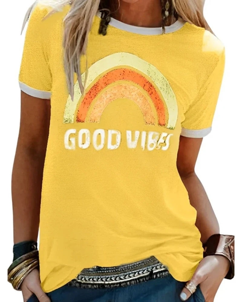 Damen T-Shirt mit Print | Sommer Kurzarm
