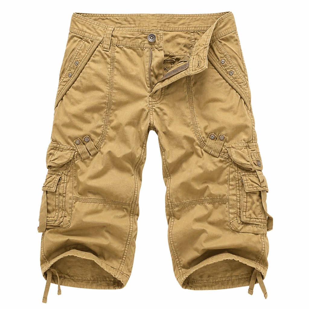 Daniel | Herren Cargo Shorts Mit Gürtel Für Sommer