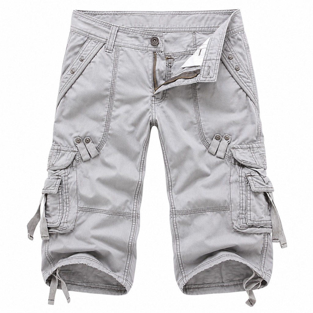 Daniel | Herren Cargo Shorts Mit Gürtel Für Sommer