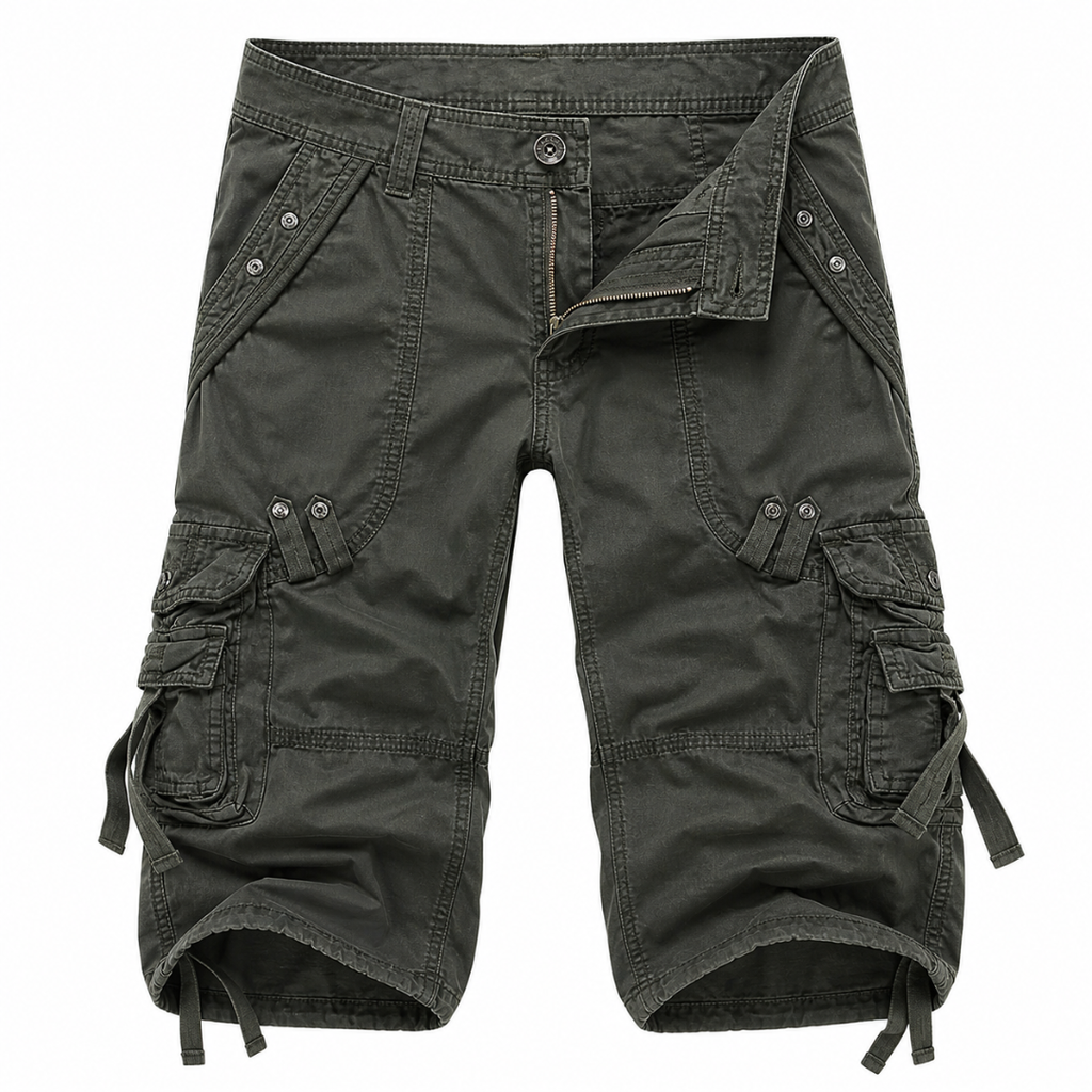 Daniel | Herren Cargo Shorts Mit Gürtel Für Sommer