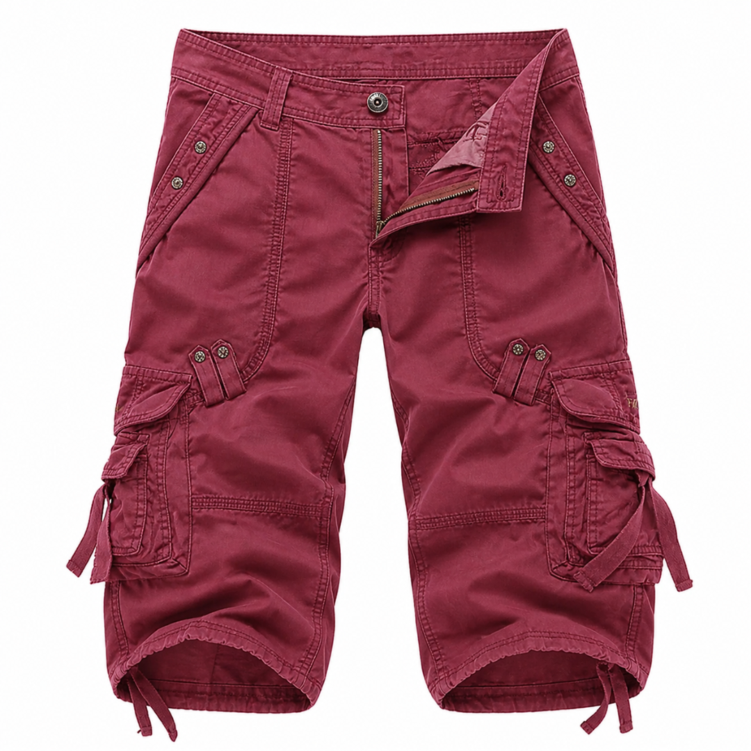 Daniel | Herren Cargo Shorts Mit Gürtel Für Sommer