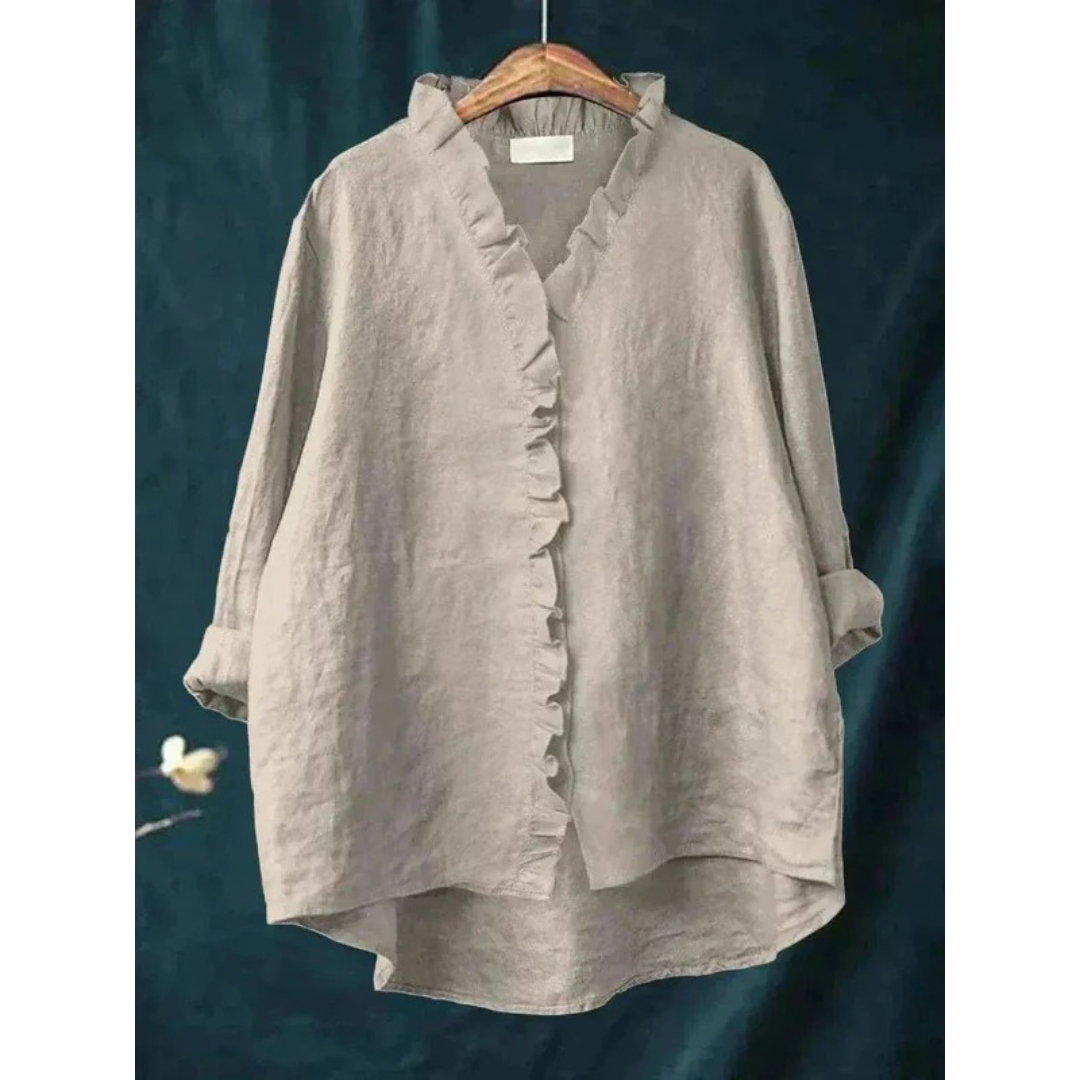 Désirée | Damen Sommerbluse Mit Volants