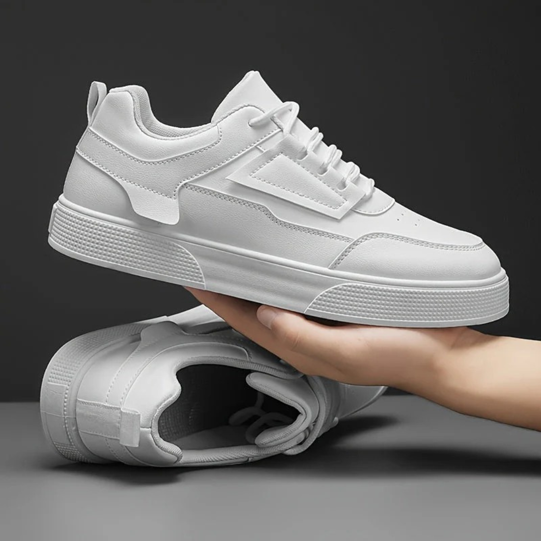 Detlef | Weiße Herren Moderne Sneaker Urban Streetstyle