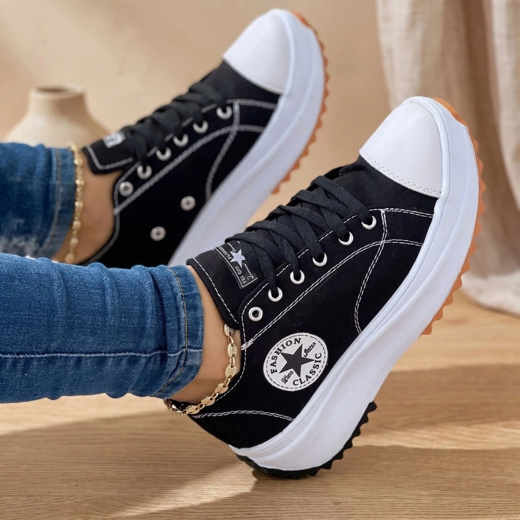 Diana | Damen Orthopädische Sneaker mit Schnürschuh Design und Bogen Unterstützung