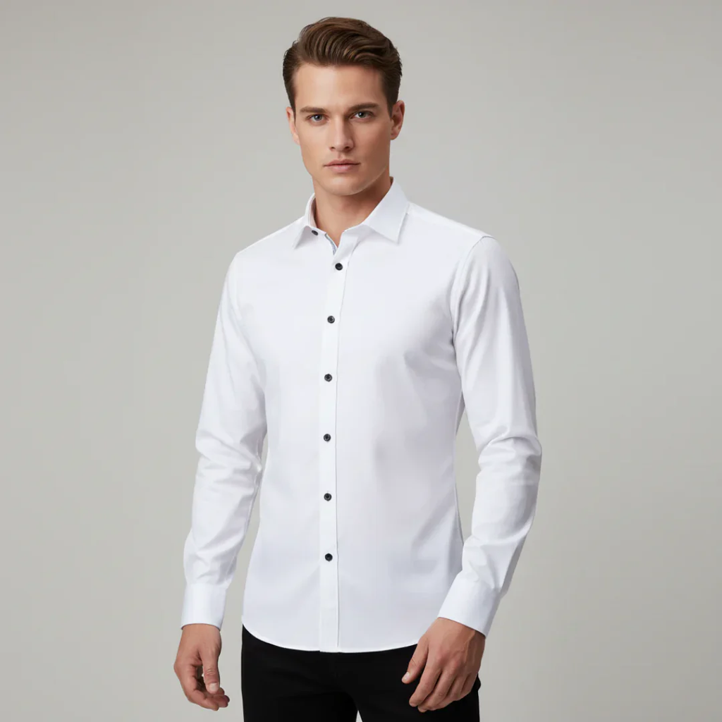 Dieter | Herren Hemd Schlicht Zeitloser Look