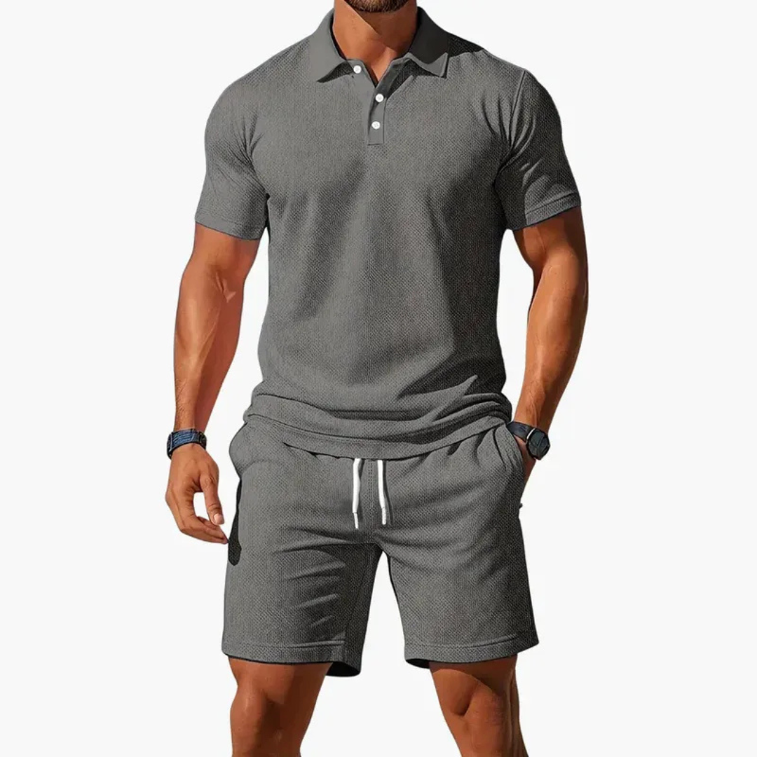 Dirk | Herren Sommer Set Poloshirt Shorts