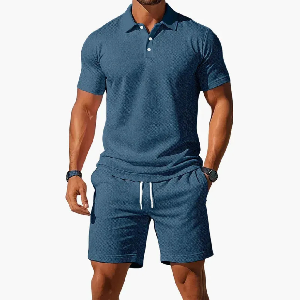 Dirk | Herren Sommer Set Poloshirt Shorts