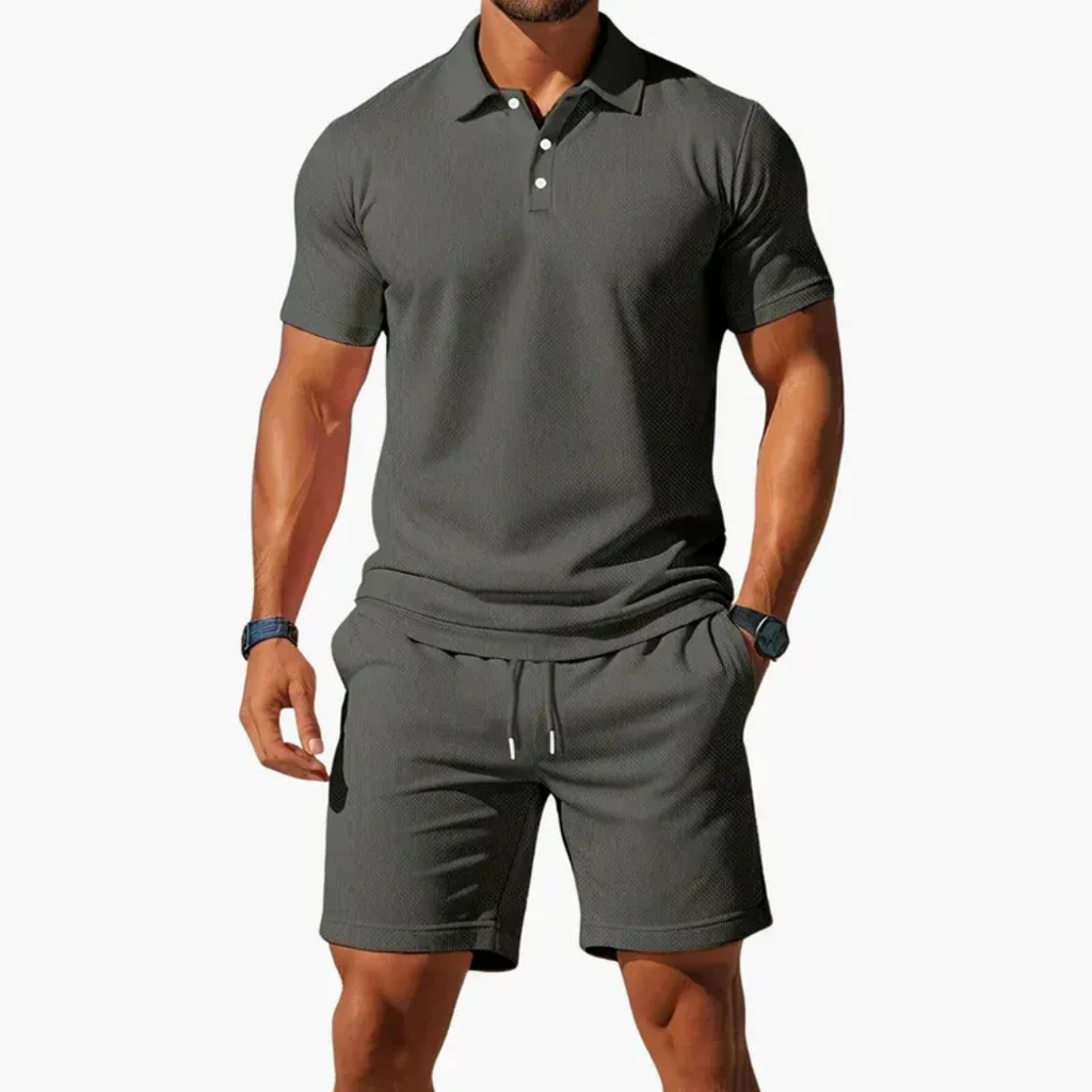 Dirk | Herren Sommer Set Poloshirt Shorts