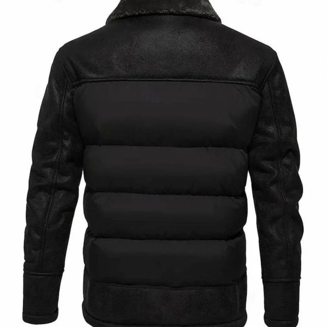 Dirk | Herren Winterjacke mit Kragen und Puffer Design
