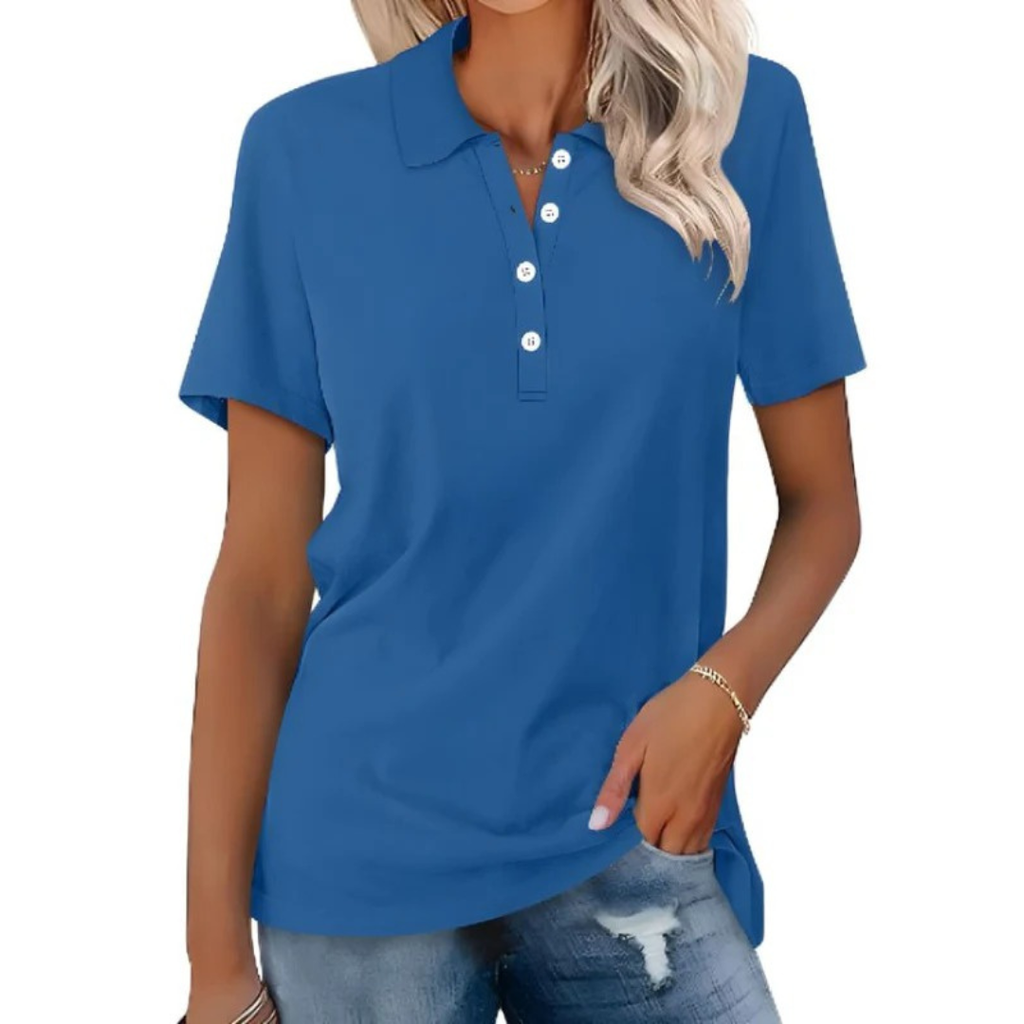 Dita | Damen Poloshirt Sommer Casual