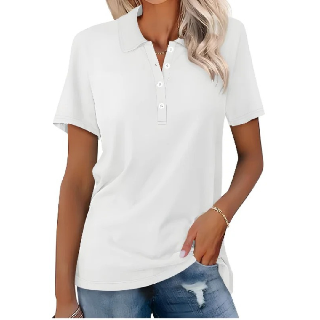 Dita | Damen Poloshirt Sommer Casual