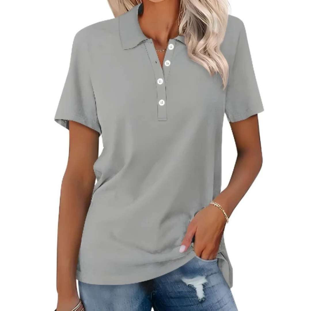 Dita | Damen Poloshirt Sommer Casual