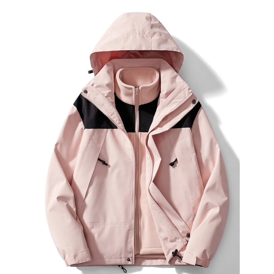 Dominik | Herren Winterjacke mit Fleece Design und Kapuze