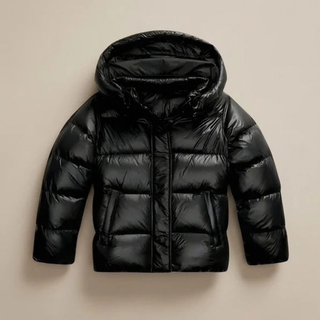 Dörte | Damen Puffer Winterjacke mit Kapuze und Reißverschluss