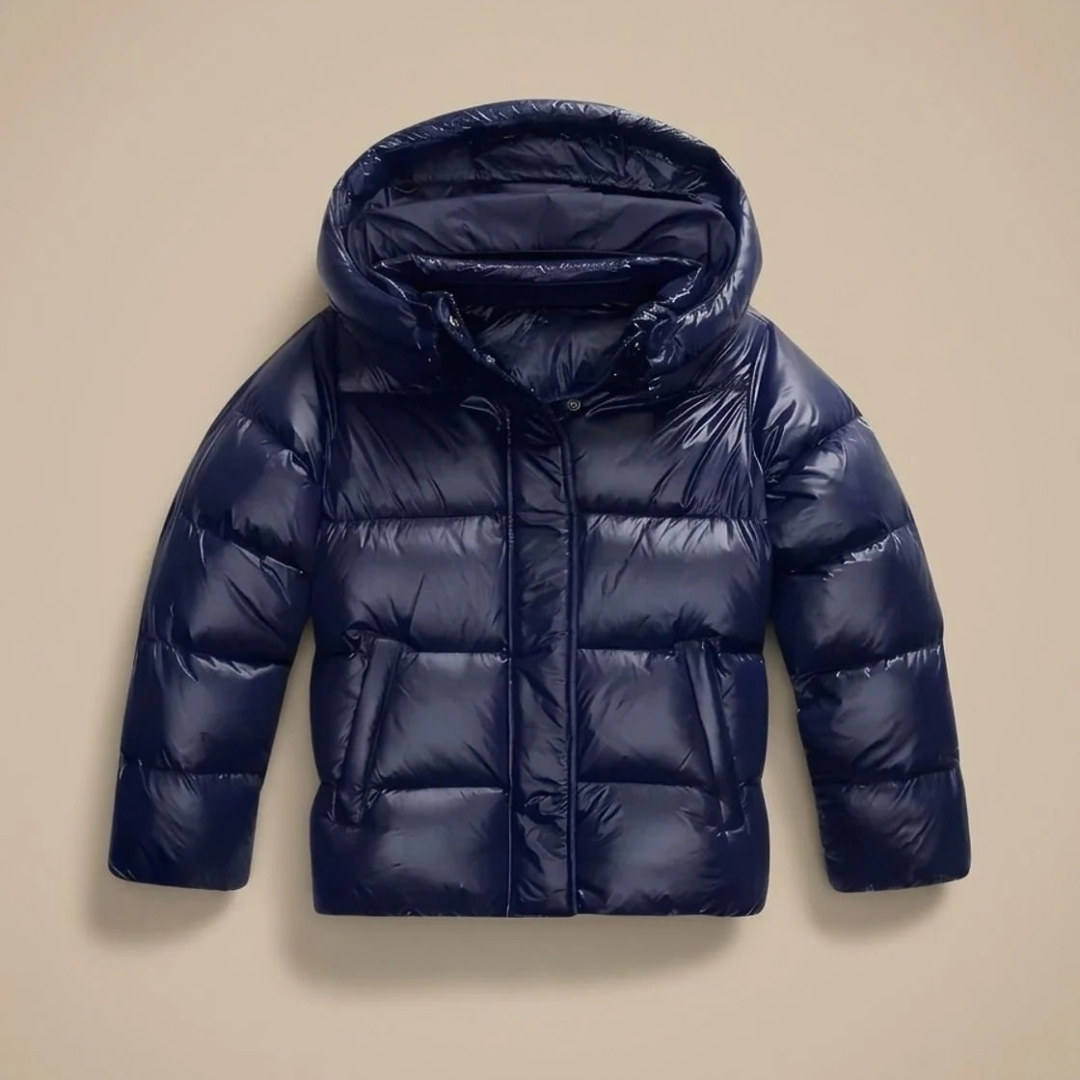 Dörte | Damen Puffer Winterjacke mit Kapuze und Reißverschluss
