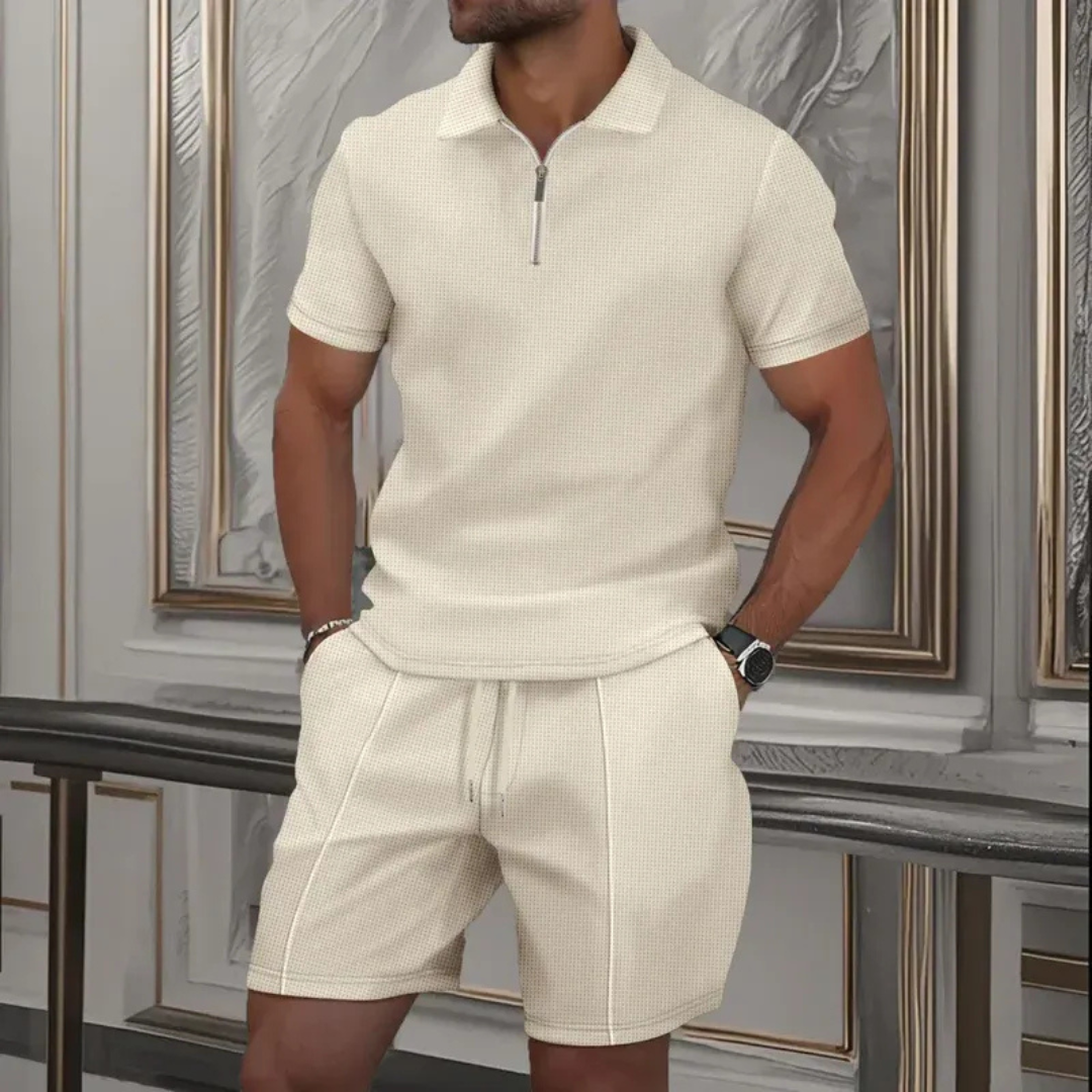 Eberhard | Herren Sommer Set Poloshirt Shorts