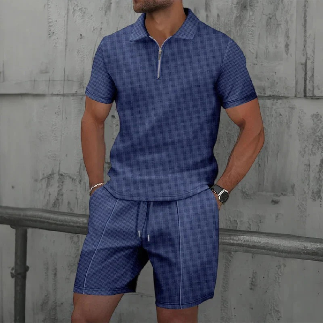 Eberhard | Herren Sommer Set Poloshirt Shorts