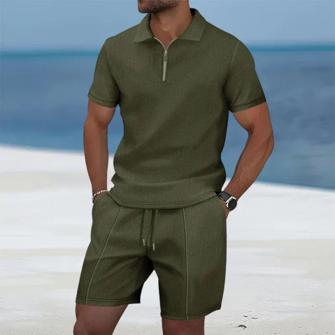 Eberhard | Herren Sommer Set Poloshirt Shorts