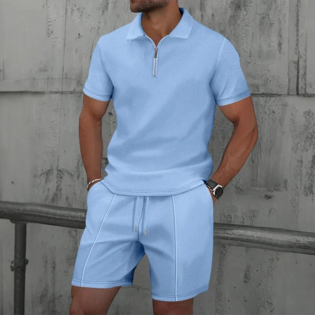 Eberhard | Herren Sommer Set Poloshirt Shorts