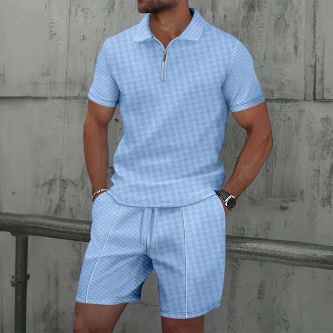 Eberhard | Herren Sommer Set Poloshirt Shorts