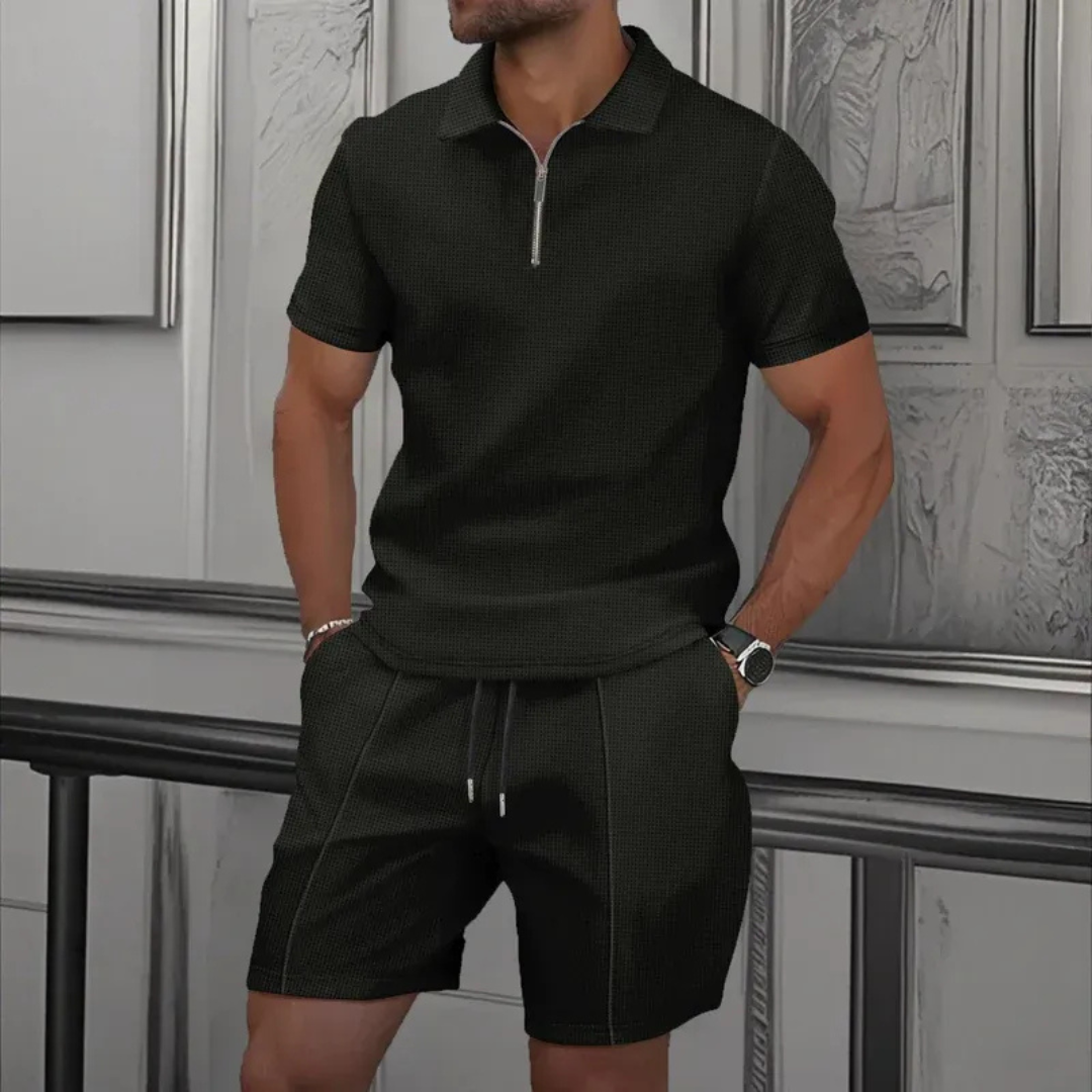 Eberhard | Herren Sommer Set Poloshirt Shorts