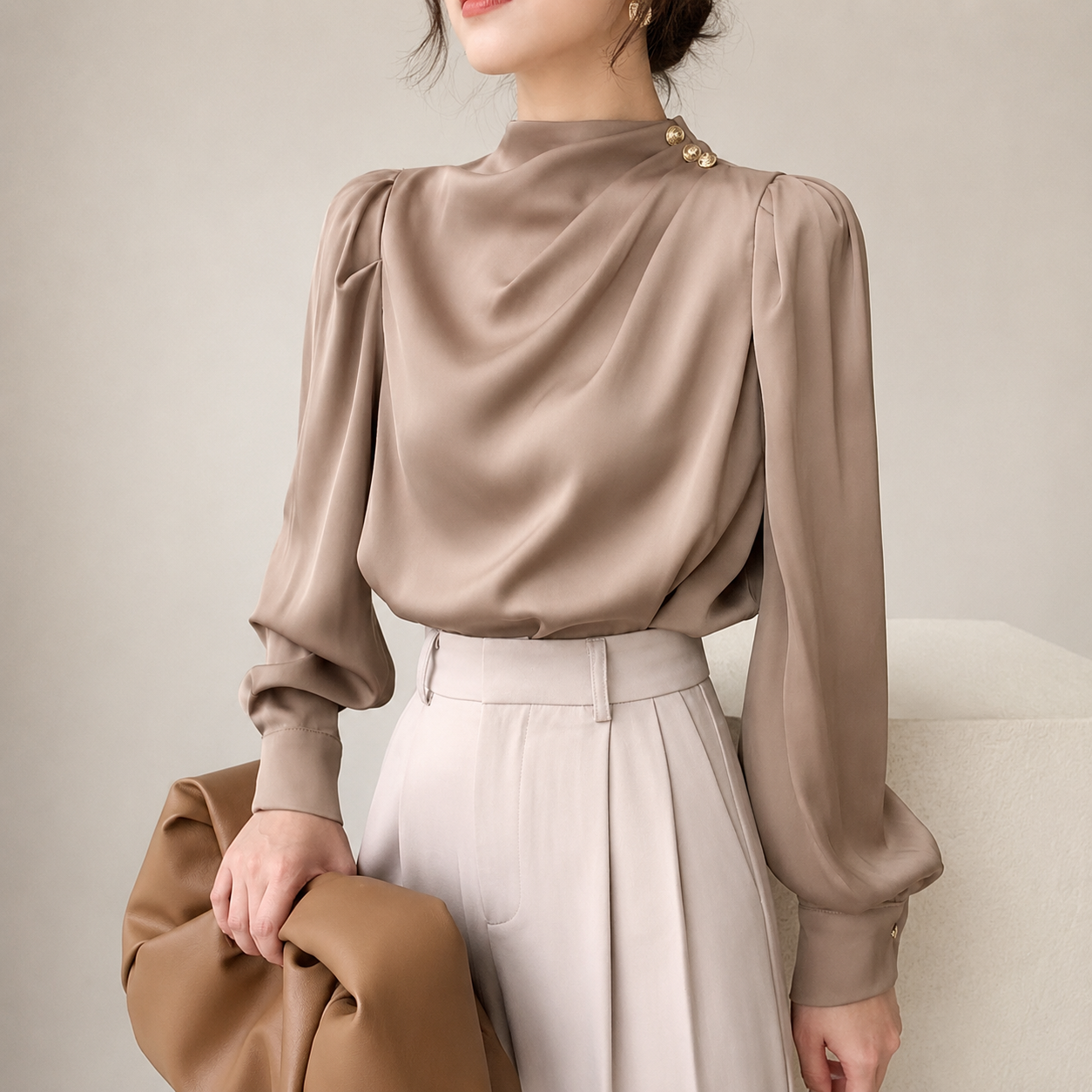 Edeltraud | Damen Lässige Bluse
