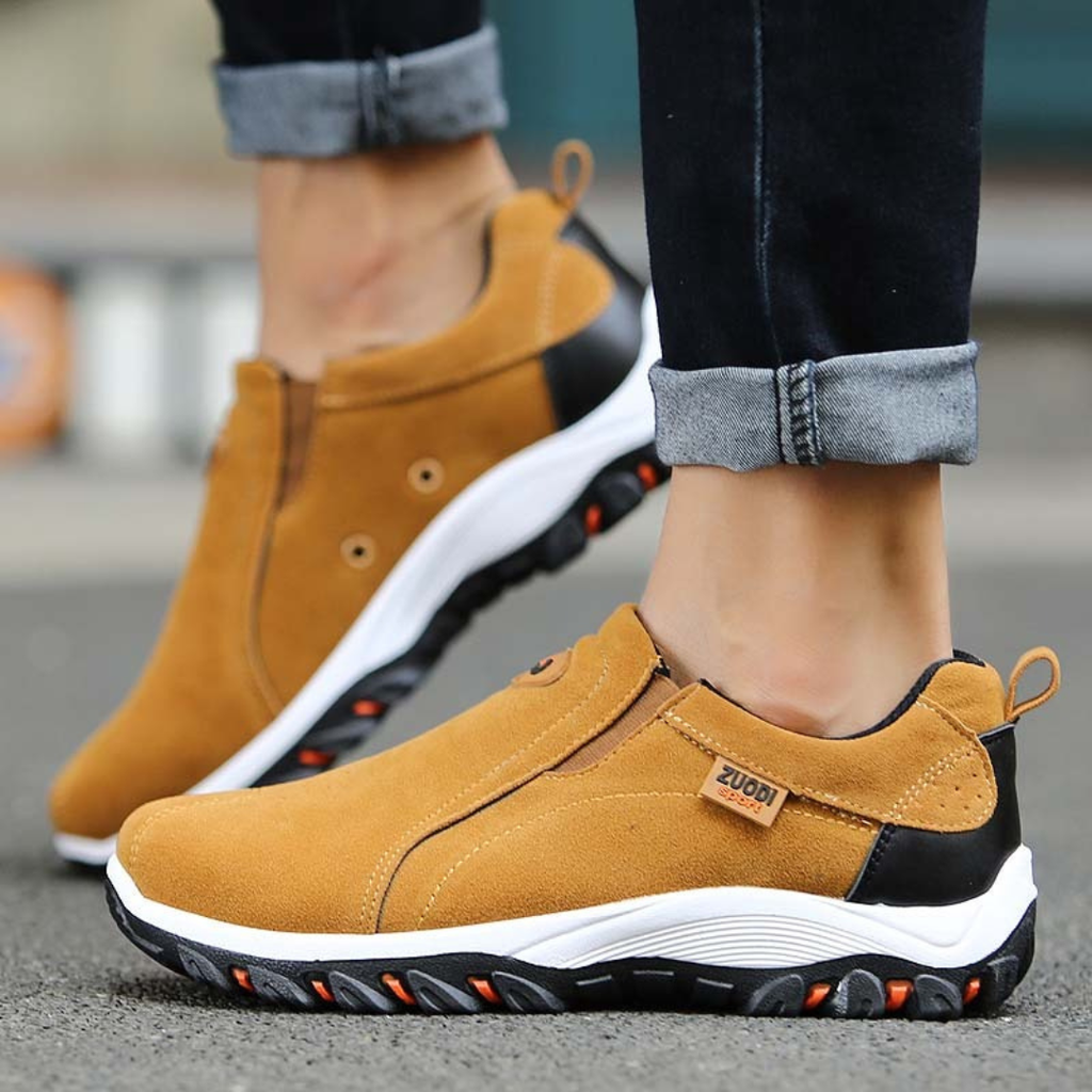 Ehren | Herren Orthopädische Robust Outdoor Wander schuhe
