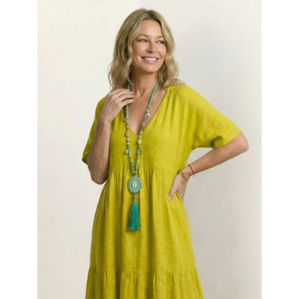 Ekaterina | Damen Sommerkleid Maxi Boho Modern