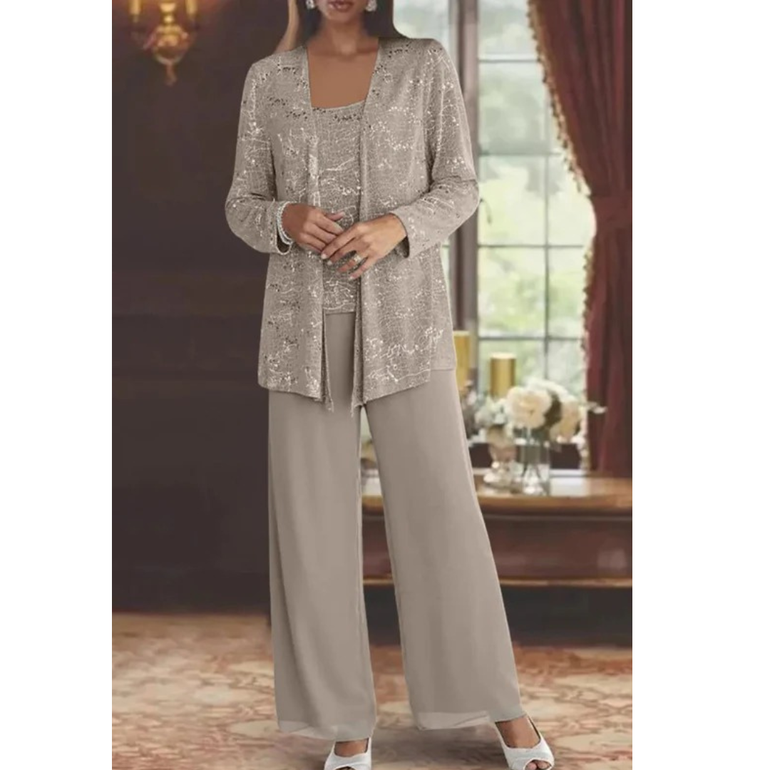 Eleni | Damen Stilvolles Hosenanzug Set