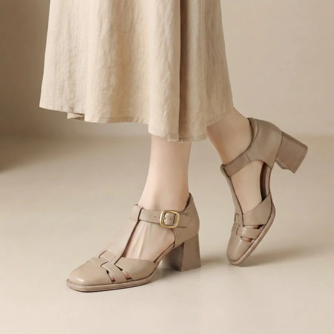 Elenya | Damen Sandalen mit Absatz Sommer Urlaub Elegant