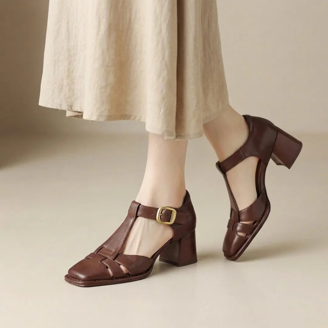 Elenya | Damen Sandalen mit Absatz Sommer Urlaub Elegant