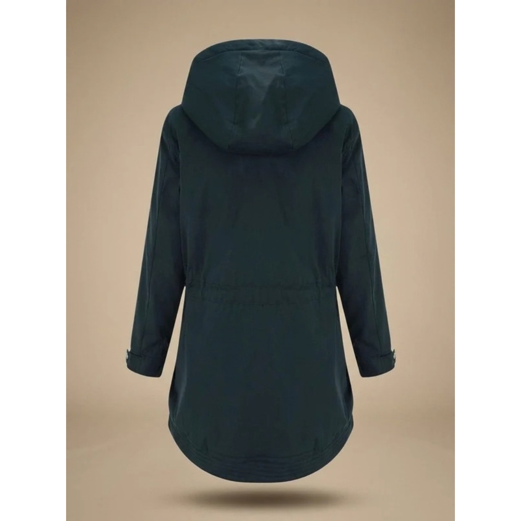 Eleonora | Damen Winterjacke im Parka Stil mit Fleece, Kapuze und Taschen