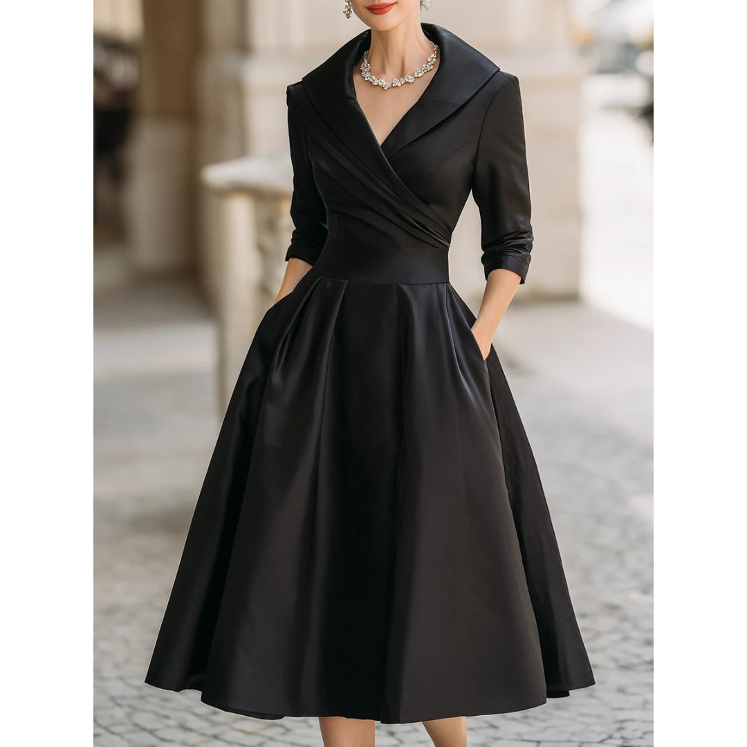 Eleonore | Damen Abendkleid mit Wickel stil