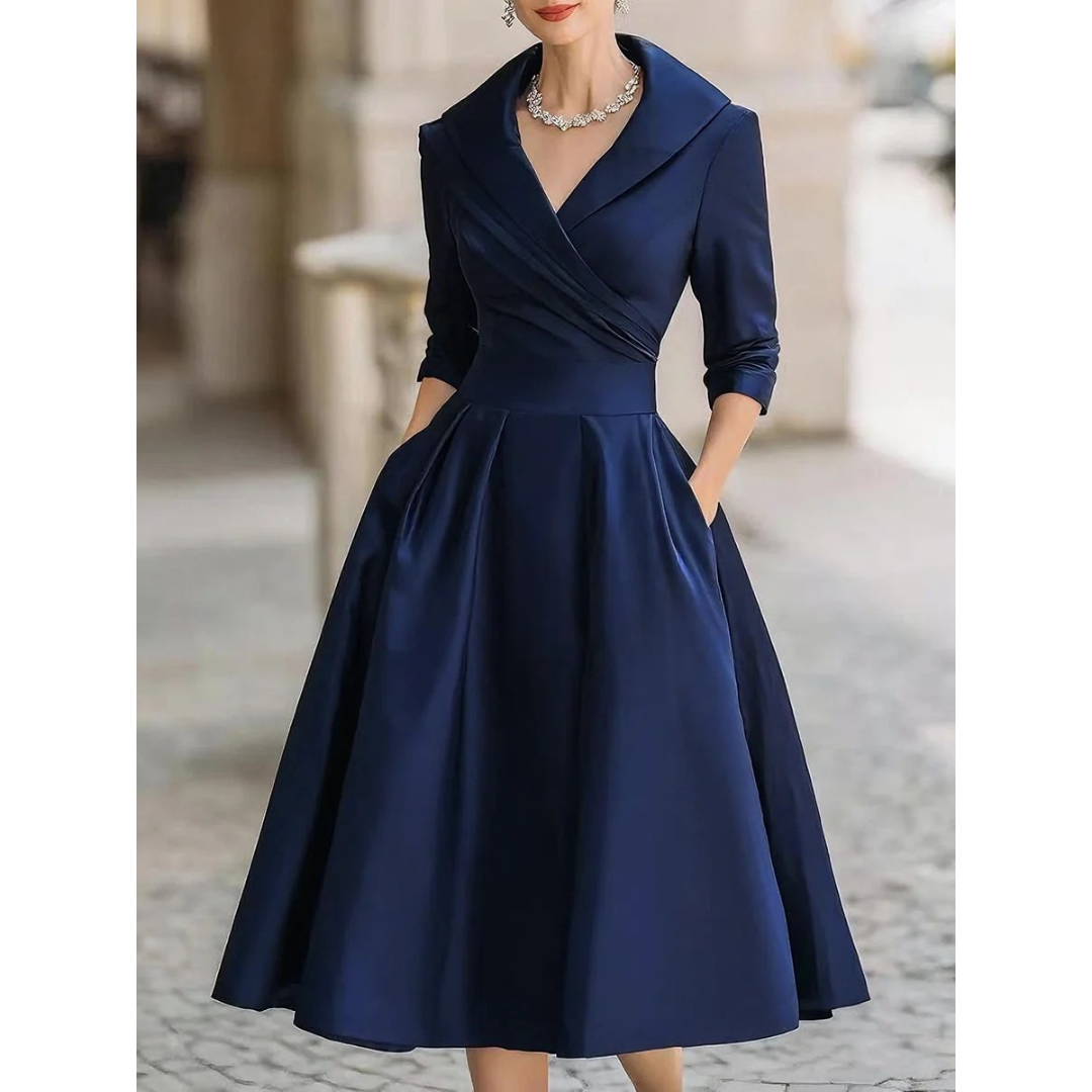 Eleonore | Damen Abendkleid mit Wickel stil