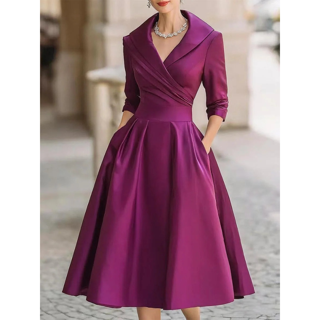 Eleonore | Damen Abendkleid mit Wickel stil