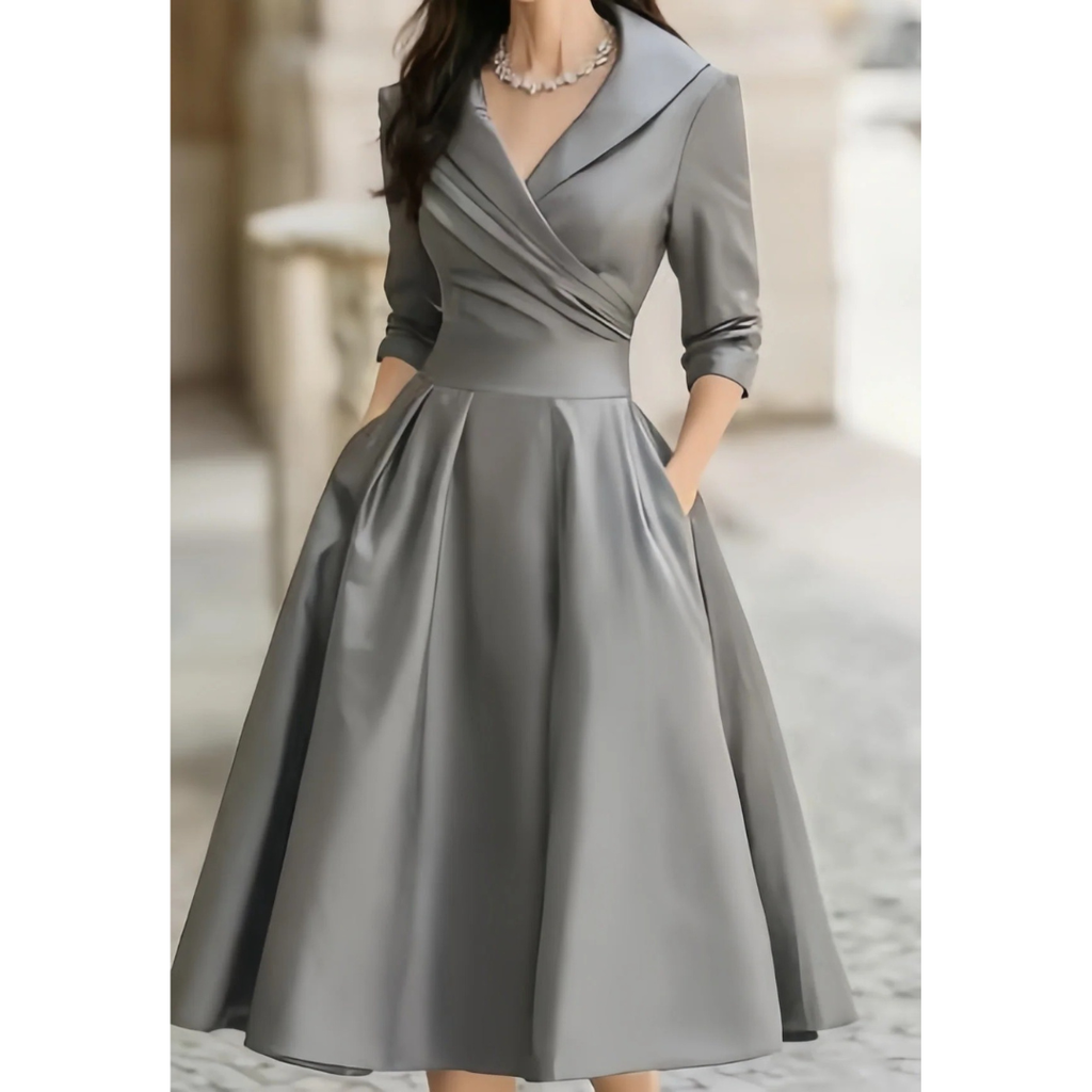 Eleonore | Damen Abendkleid mit Wickel stil