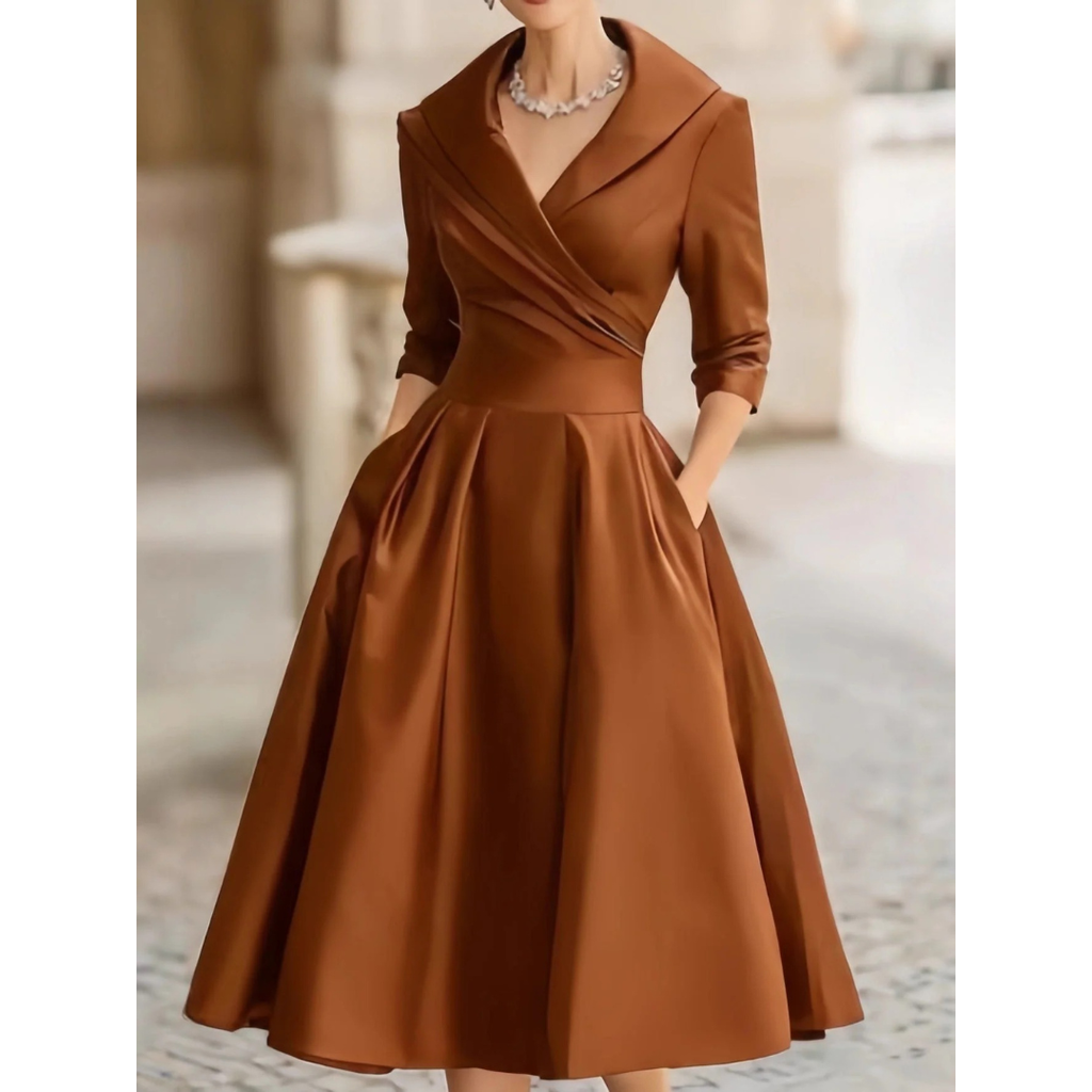 Eleonore | Damen Abendkleid mit Wickel stil